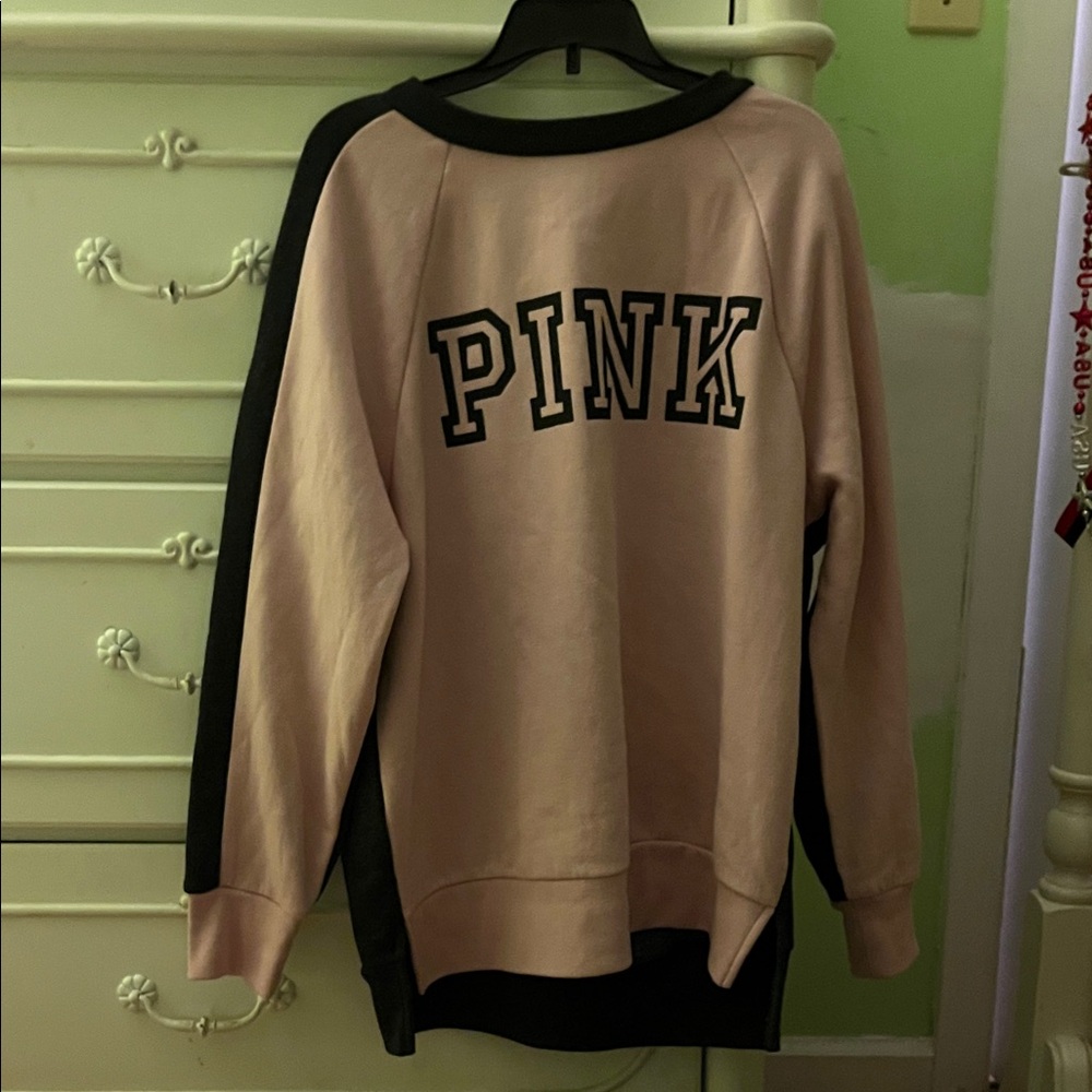 Victoria's Secret Pink and Black Sweater
